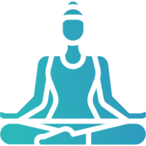 Peaceful meditative icon design