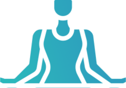 Peaceful meditative icon design